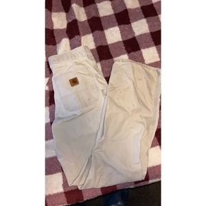 Carhartt B151 Tan Cargo Pants Stained Men’s Size 30 x 32